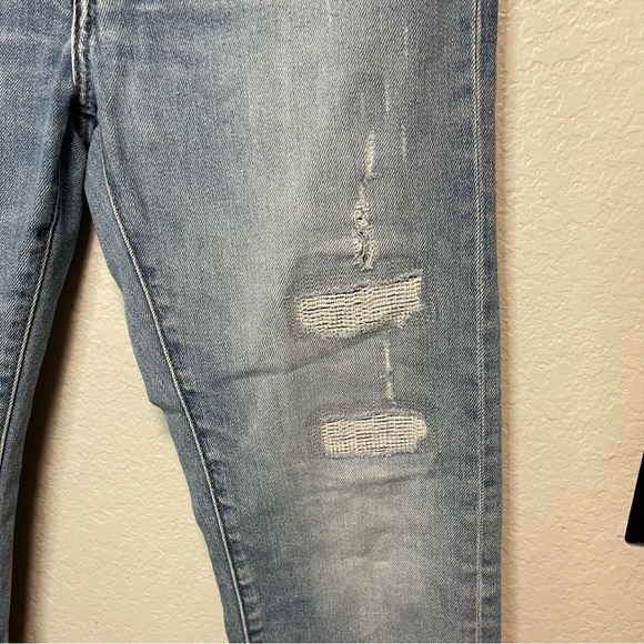 Uniqlo Men’s Distressed Slim Straight Mid Rise Jeans Size 31 - Picture 9 of 9